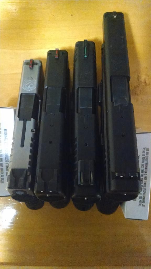 The new Mod.2 vs XDM vs XDS all in 45 ACP picture comparison